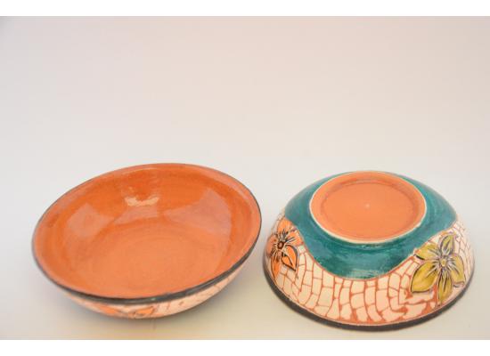 صحن تضييف من الصلصال